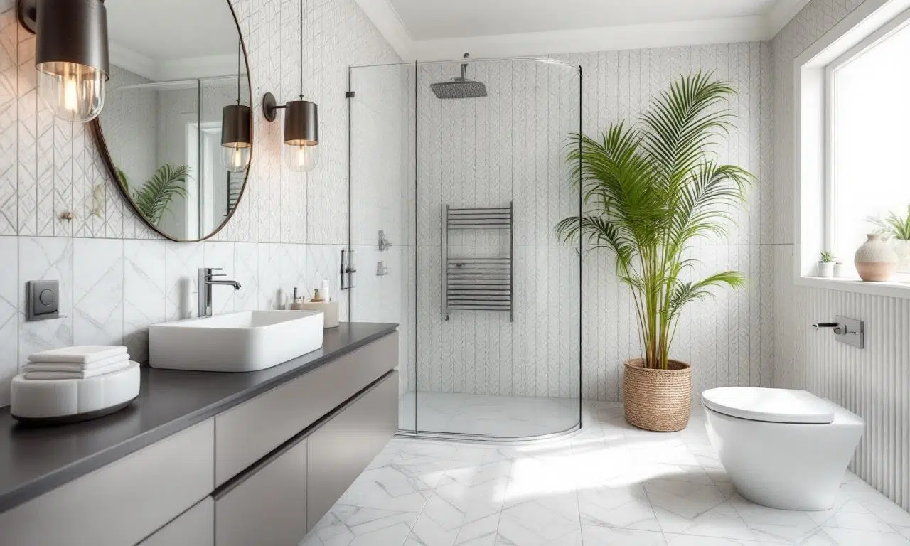 Ontdek het geheim van een elegante badkamer voor een lage prijs met deze eenvoudige truc