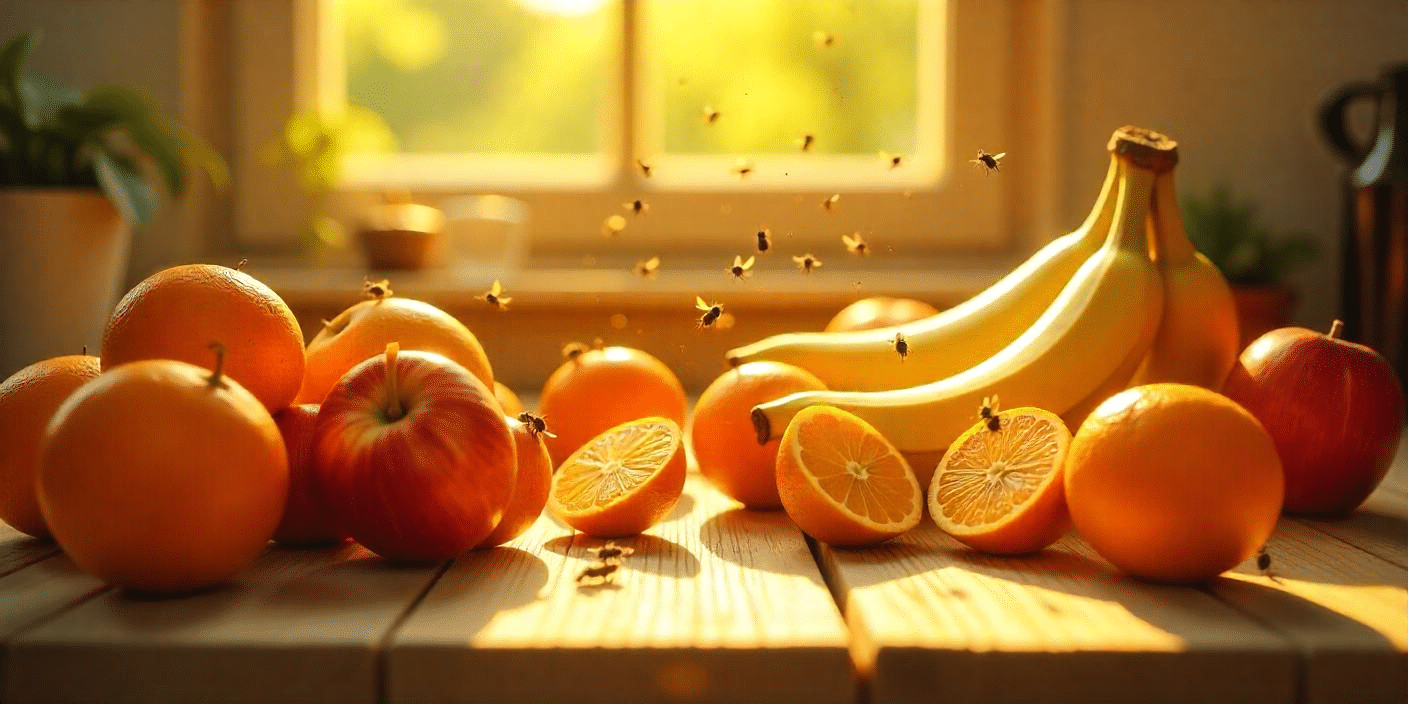 Waarom fruitvliegjes altijd terugkomen + de definitieve oplossing die werkt